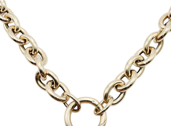 14k Yellow Gold Toggle Necklace