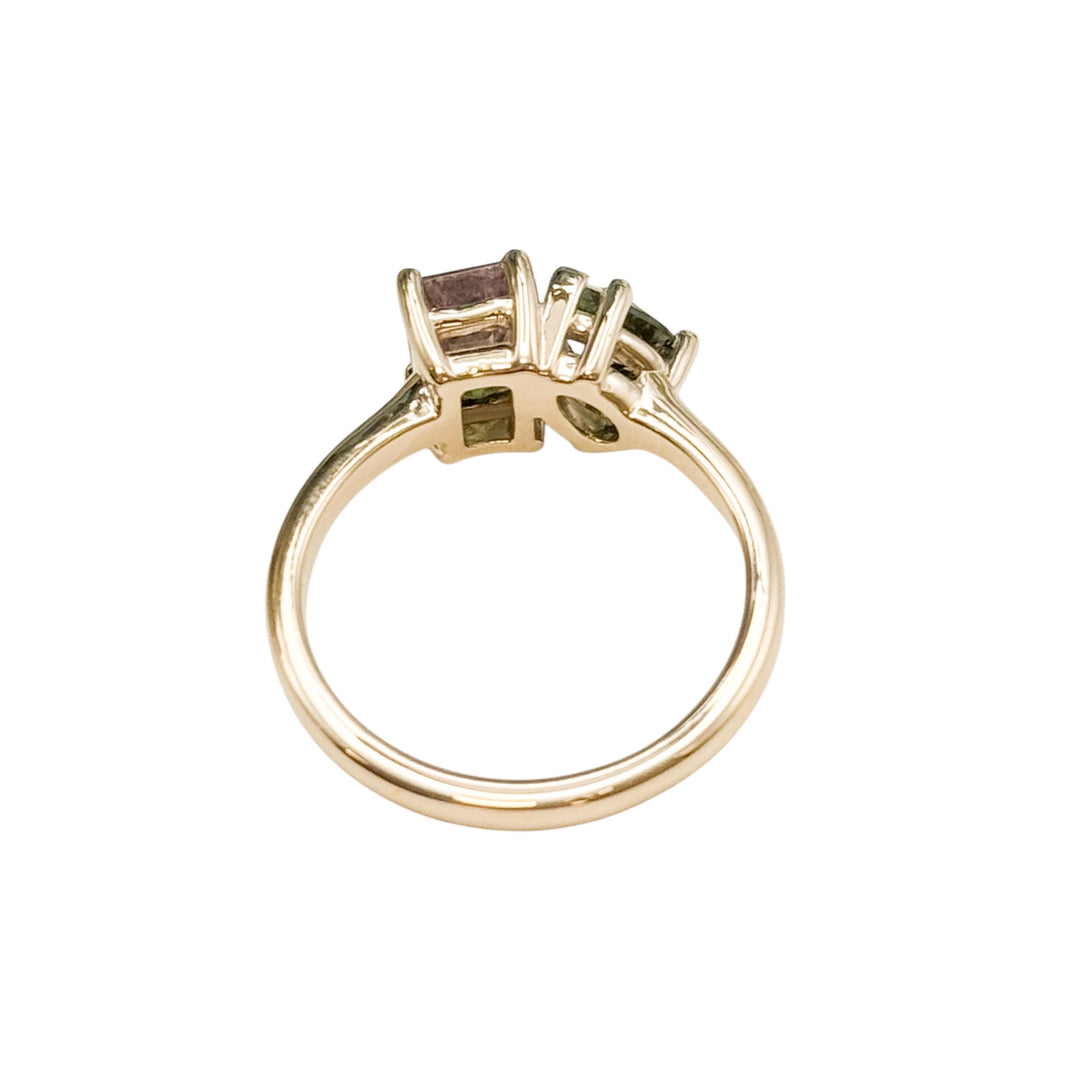 14k Yellow Gold Tourmaline Gemstone Ring