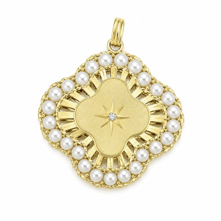 14k Yellow Locket Estate Pendant