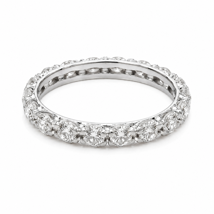 Platinum Eternity Diamond Estate Ring