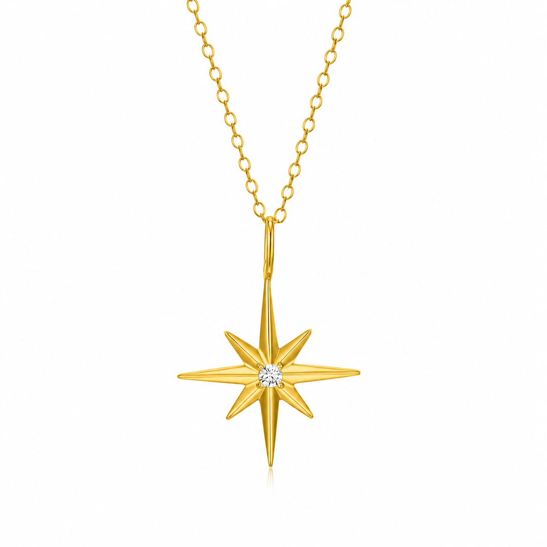 Sterling Silver Star Pendant