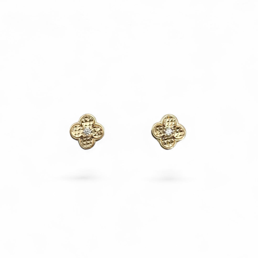 14k Yellow Gold Stud Children&