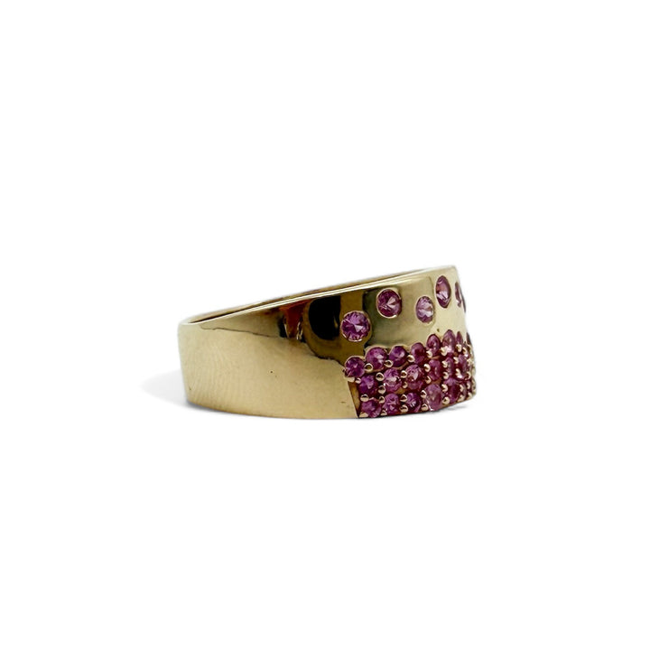 14k Yellow Gold Gemstone Estate Ring