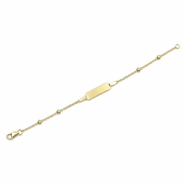 14k Yellow ID Children&
