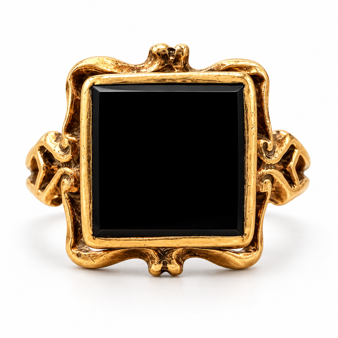 10k Yellow Antique Estate Ring