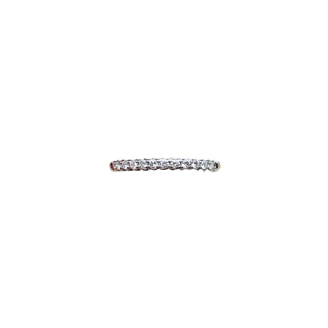 14k White Gold Eternity 0.39ctw Round Diamond Wedding Band
