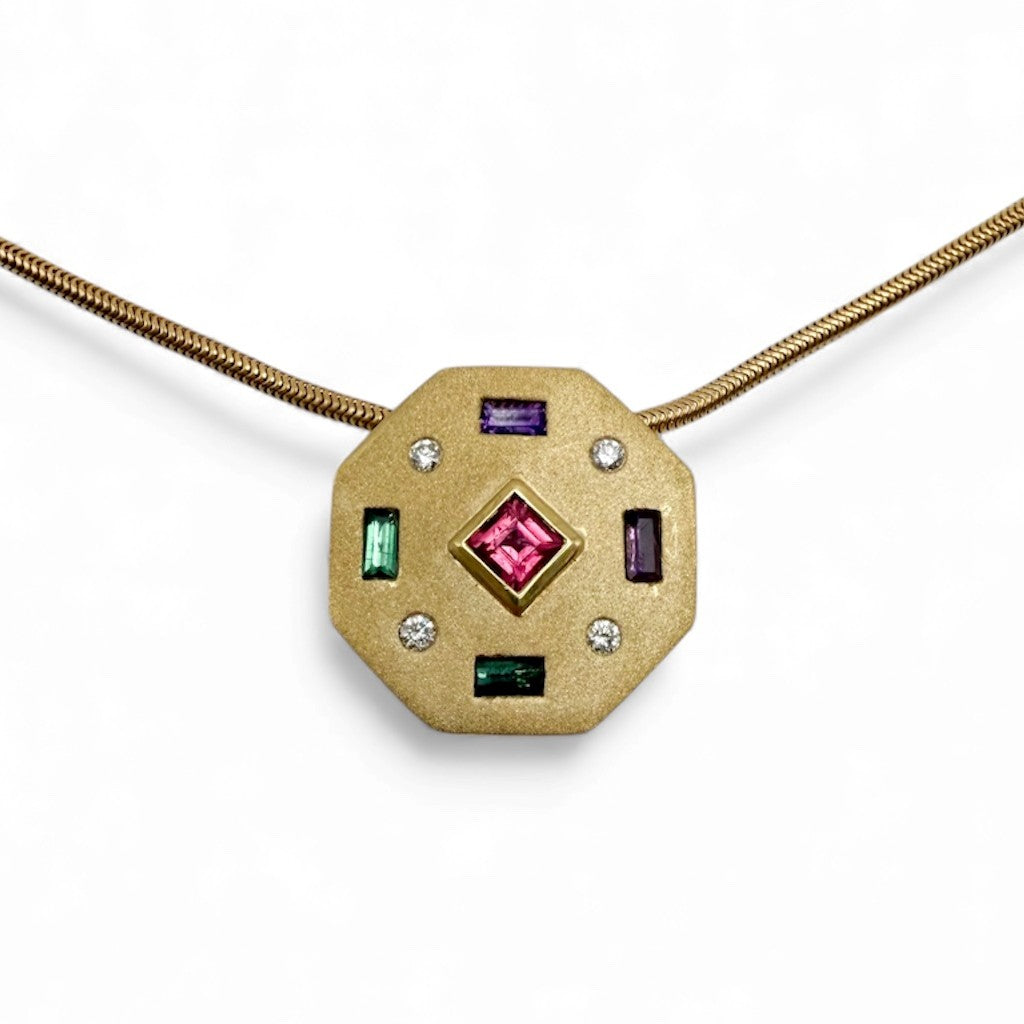 18k Yellow Gold Estate Necklace