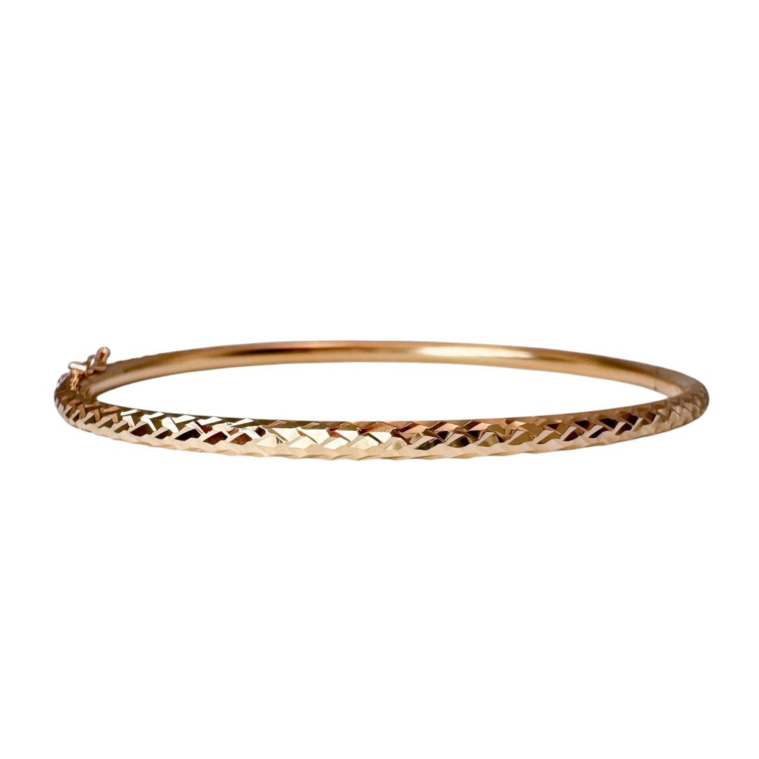 14k Yellow Gold Bangle Estate Bracelet