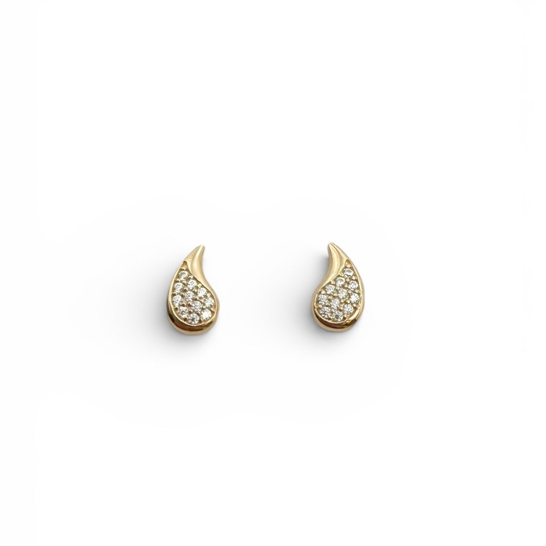 14k Yellow Gold Stud Children&