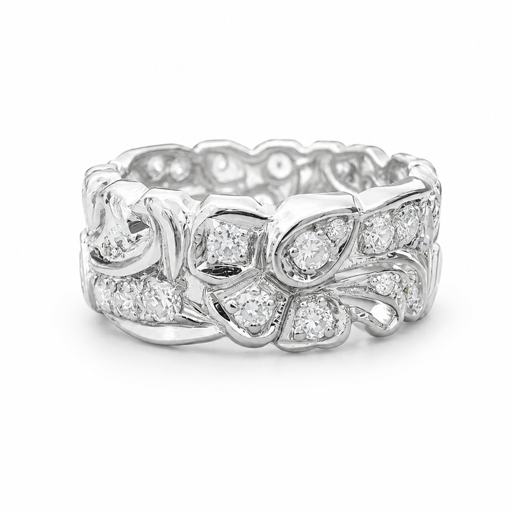 Platinum Vintage Diamond Estate Ring