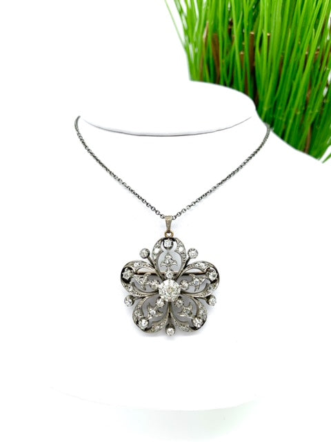 Antique Diamond Estate Pendant