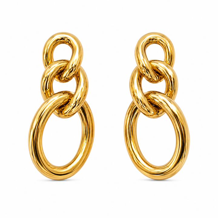18k Yellow Lever Back Estate Earrings