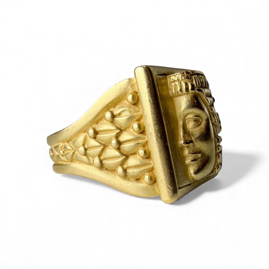 18k Yellow Gold Kielselstein Estate Ring