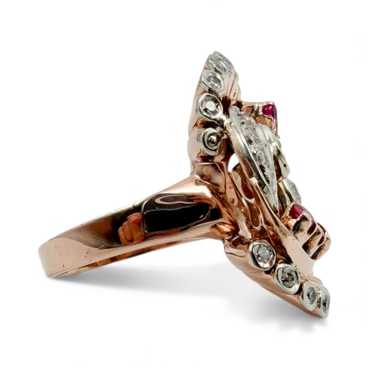 14k Retro Estate Ring