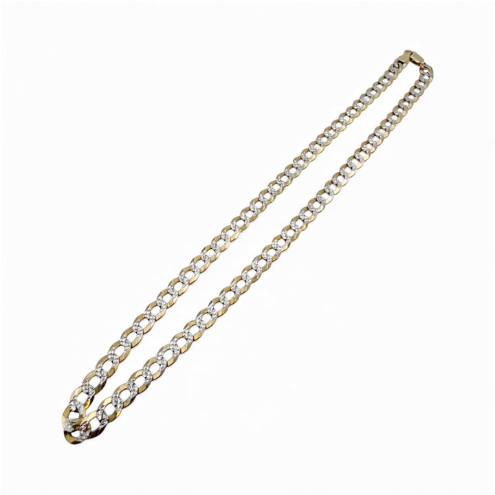 10k Two Tone Curb Estate Chain
