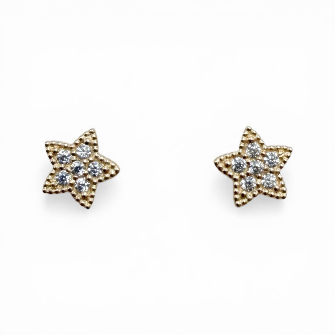 14k Yellow Gold Star Children&