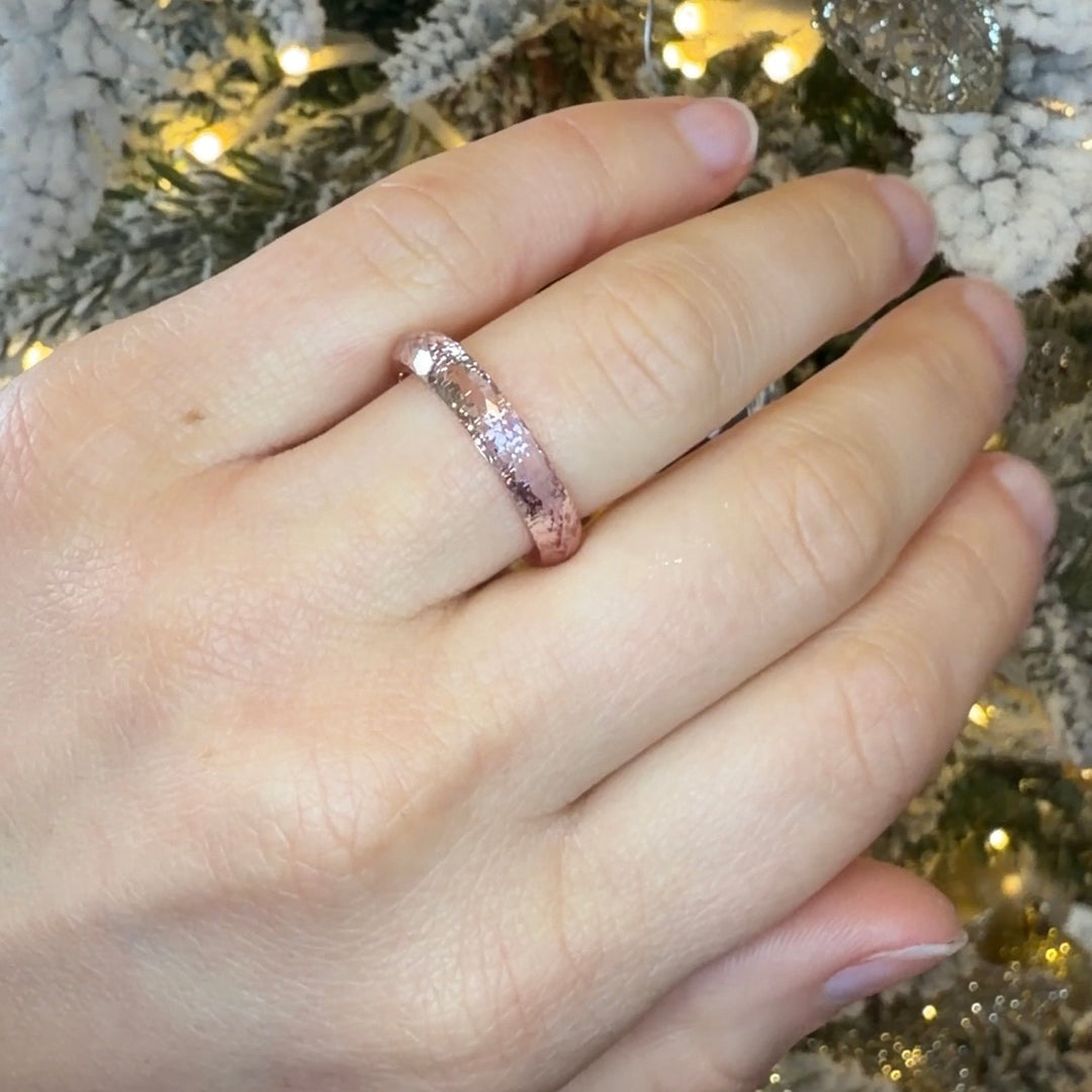 Diamond Pink Pure Lab Grown Diamond Band