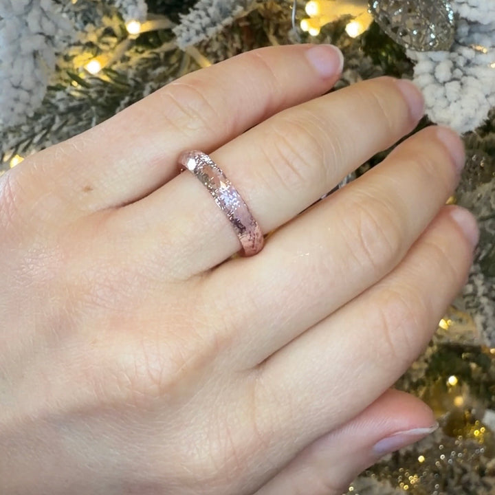 Diamond Pink Pure Lab Grown Diamond Band