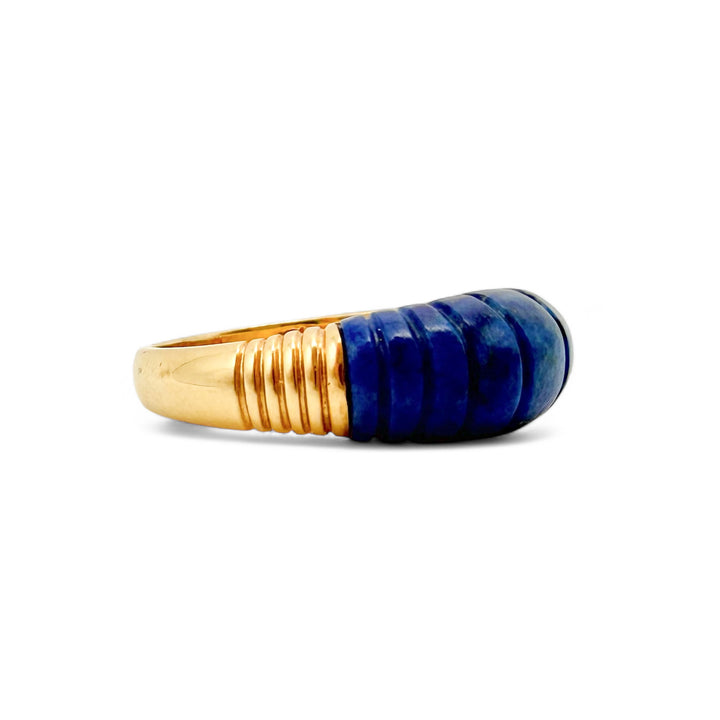 14k Yellow Gold Lapis Lazuli Estate Ring