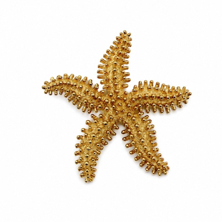14k Yellow Starfish Charm