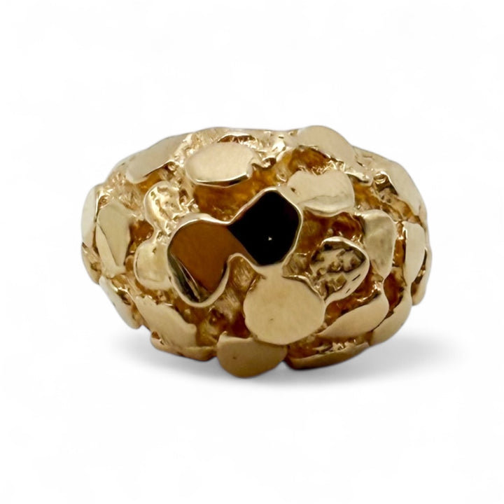14k Yellow Gold Estate Nugget Ring
