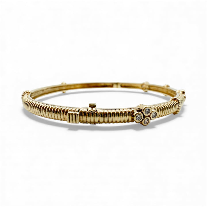 14k Yellow Gold Bangle Estate Bracelet