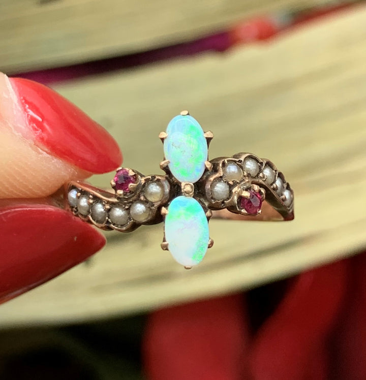 14k Rose Gold Antique Estate Ring