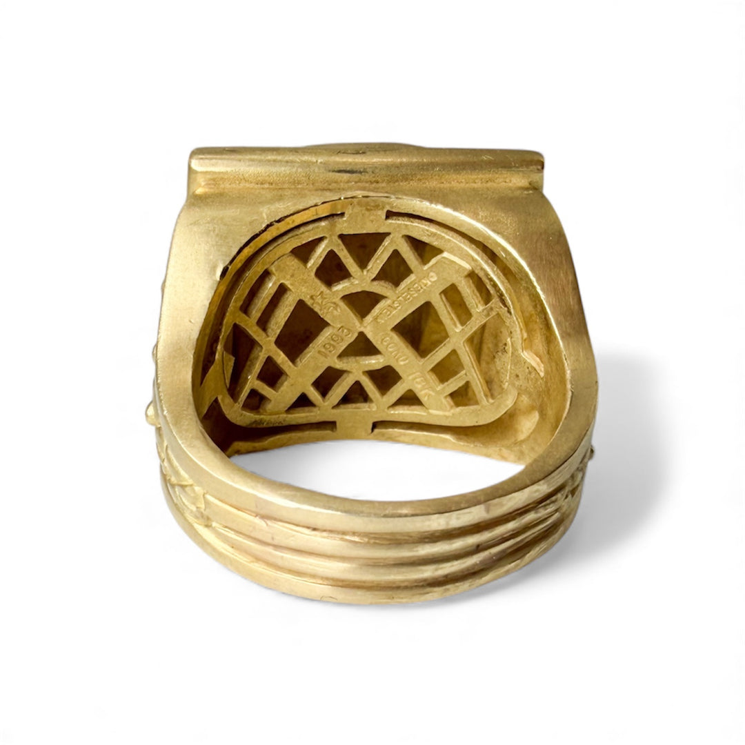 18k Yellow Gold Kielselstein Estate Ring