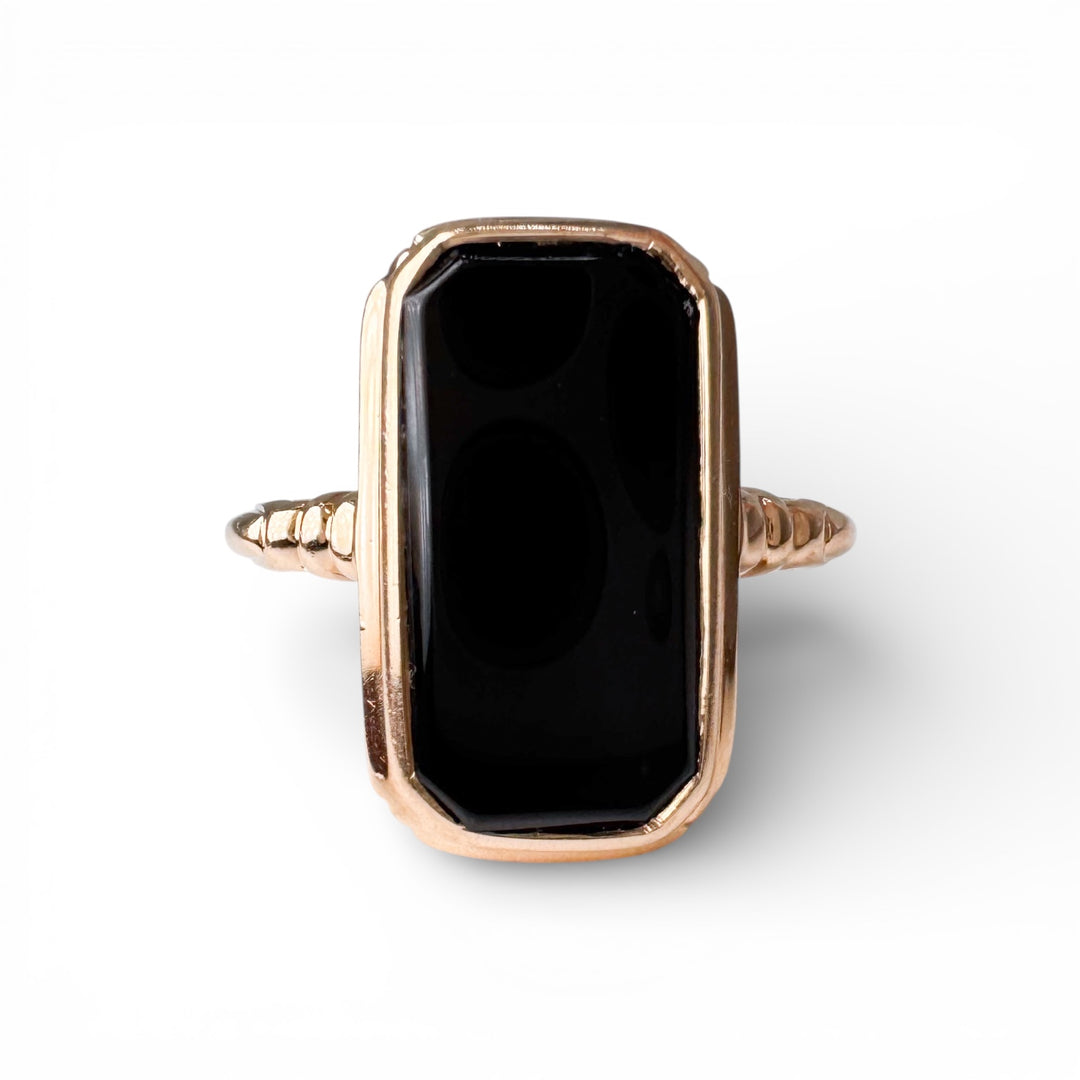 14k Yellow Gold Antique Estate Ring