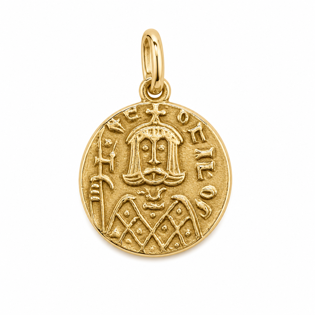 14k Yellow Coin Charm
