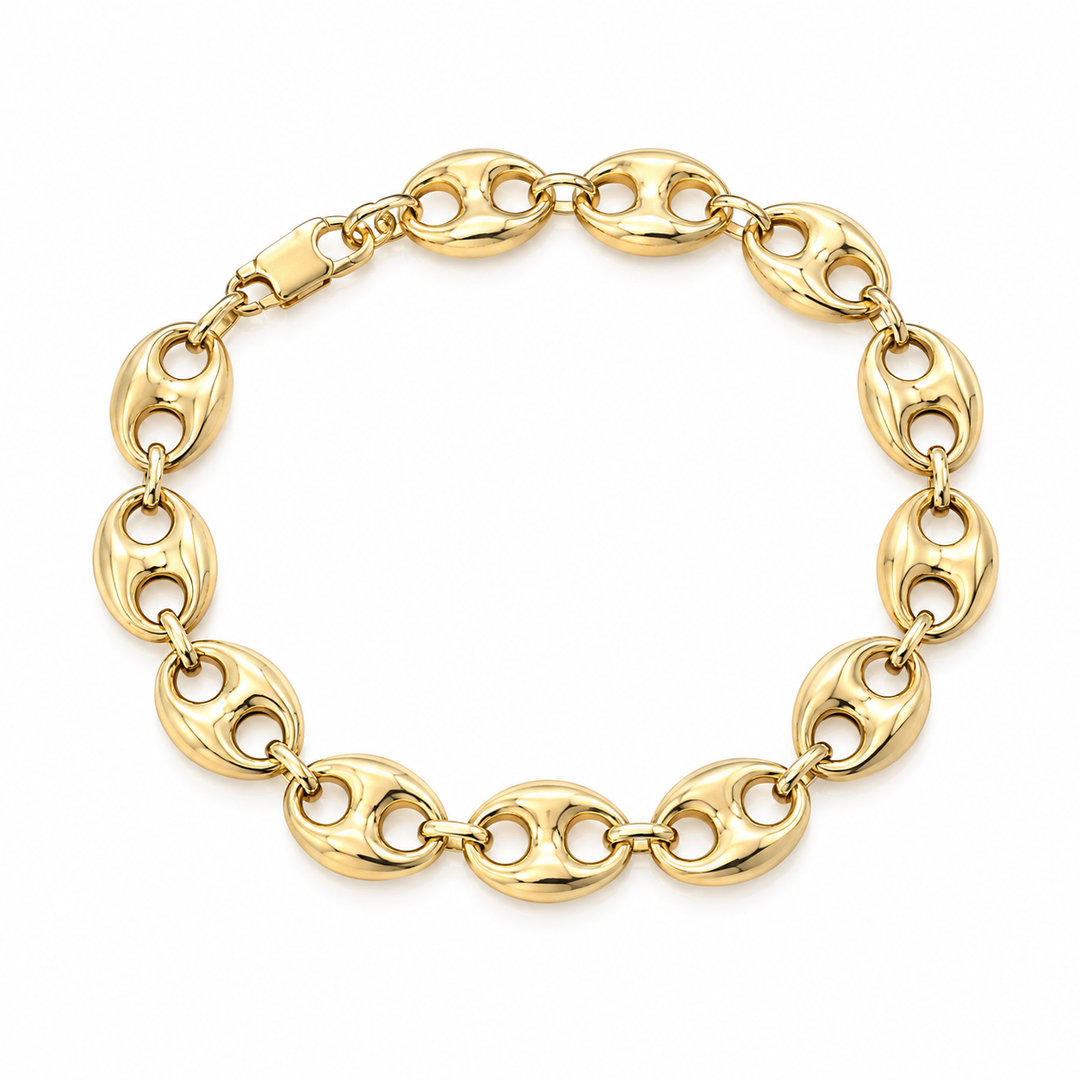 14k Yellow Gold Mariner Bracelet