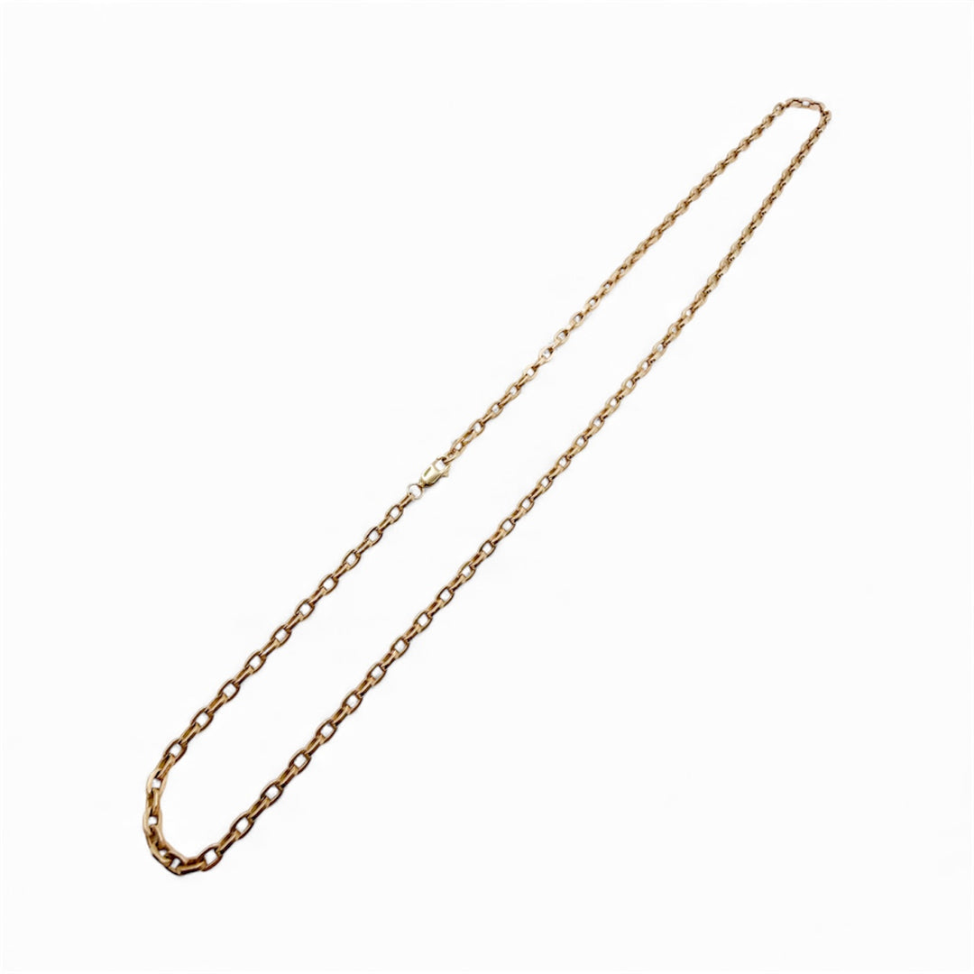 14k Yellow Gold Cable Link Estate Chain