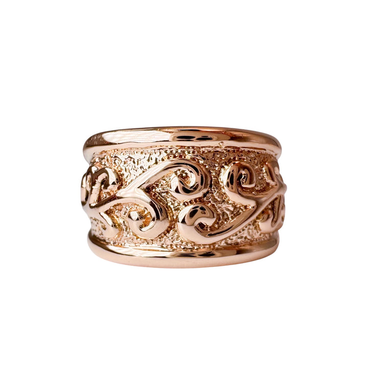 14k Rose Gold Dome Estate Ring