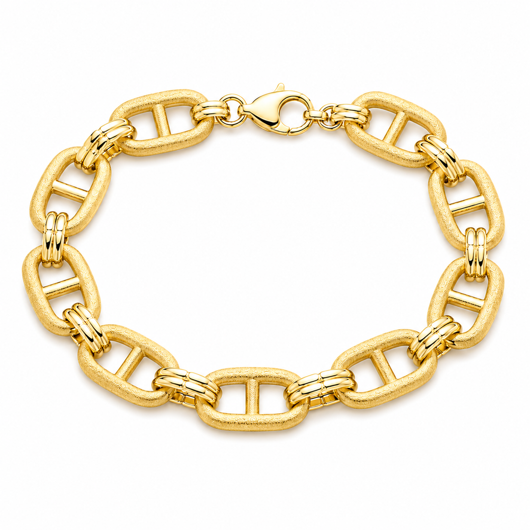 14k Yellow Gold Mariner Bracelet