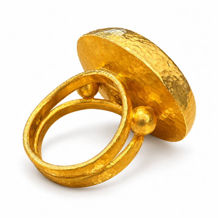 23K Gurhan Micro Mosaic Designer Ring