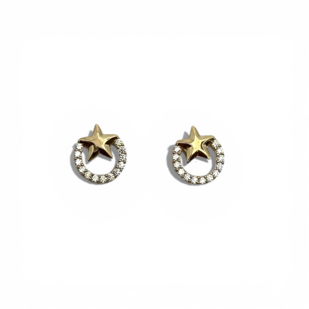 14k Yellow Gold Stud Children&
