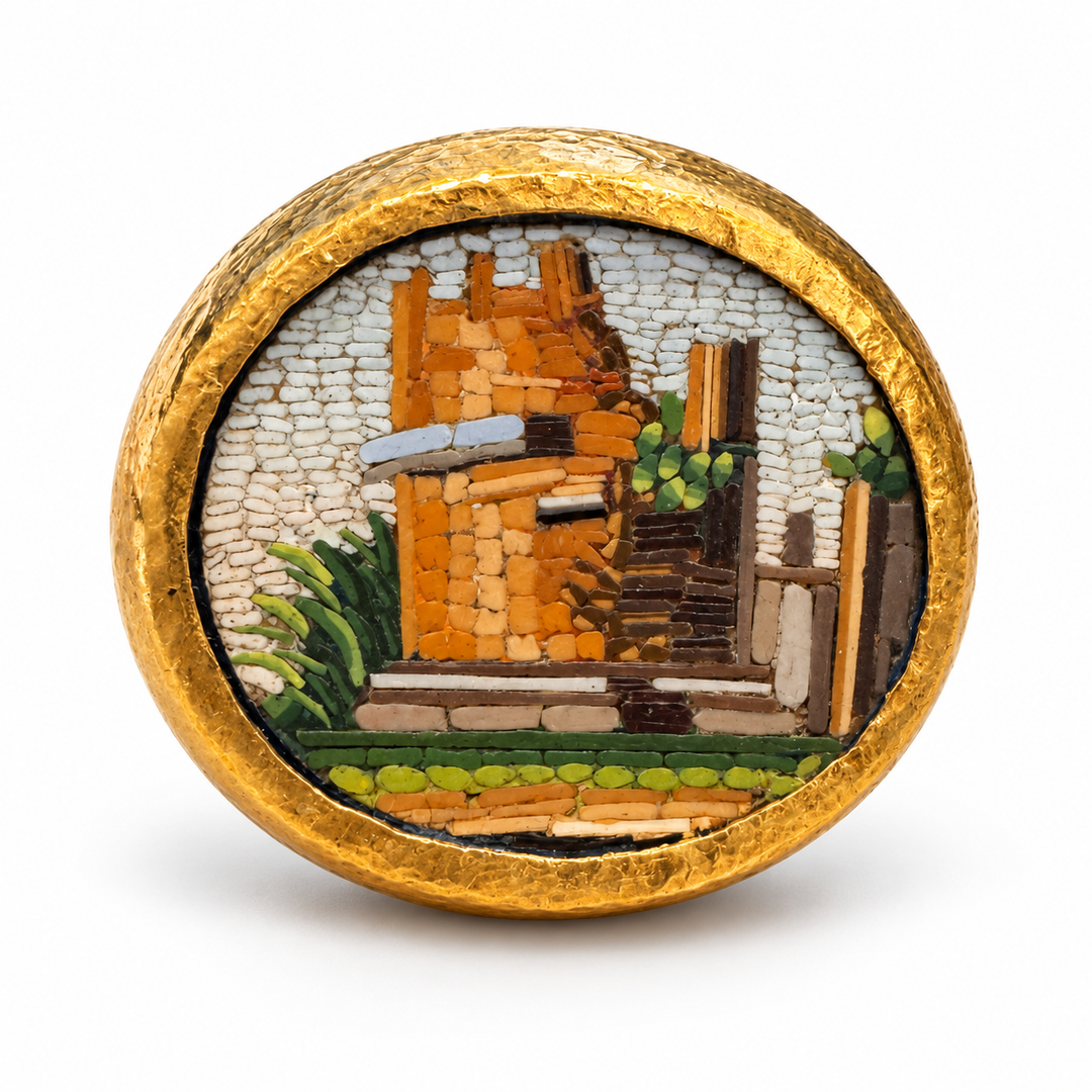 23K Gurhan Micro Mosaic Designer Ring