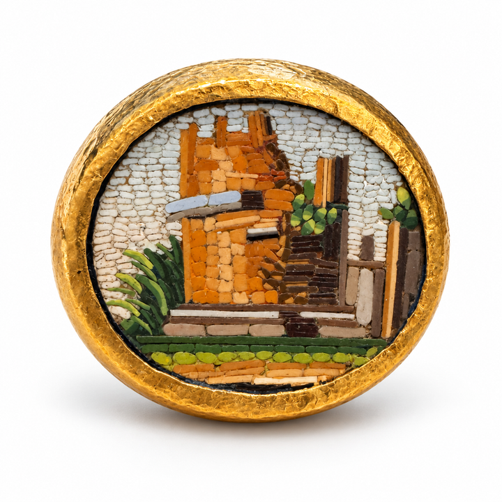 23K Gurhan Micro Mosaic Designer Ring