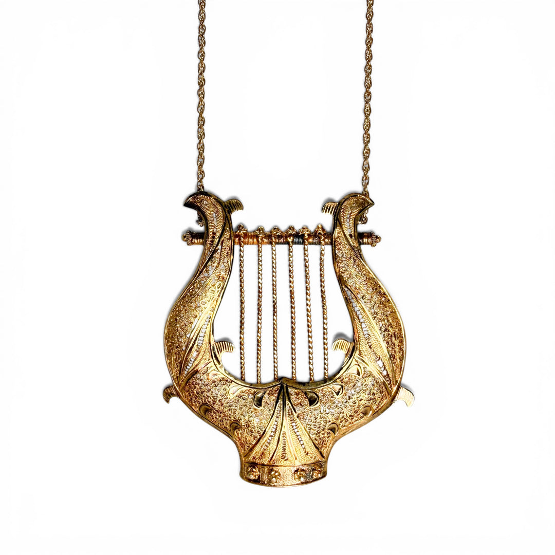 14k Yellow Gold Antique Necklace