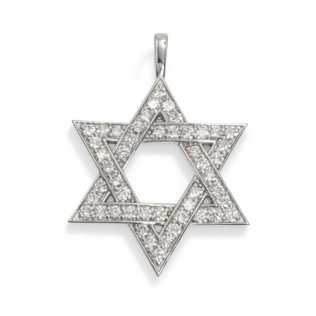 14k White Gold Lab Grown Diamond Pendants