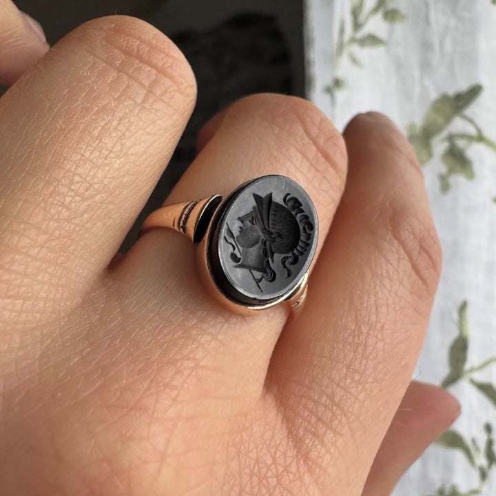 6kt Yellow Gold Estate Intaglio Ring