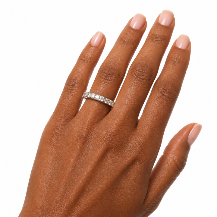 Platinum Eternity Diamond Estate Ring