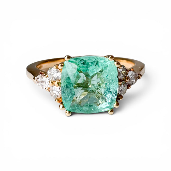 18k Yellow Gold Tourmaline Gemstone Ring