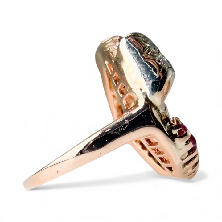 14k Rose Gold 1940's Estate Ring