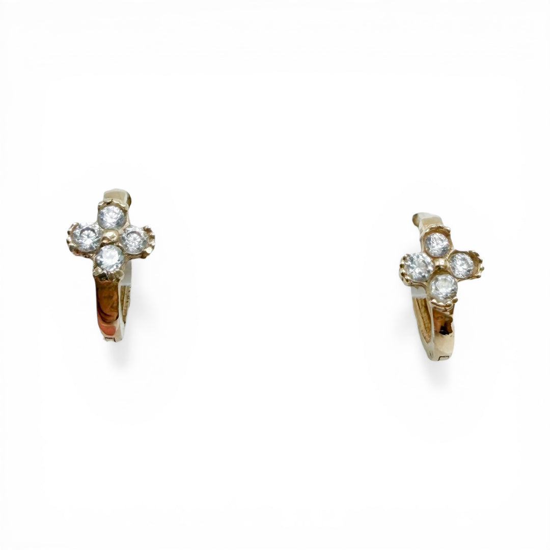 14k Yellow Gold Huggies Children&