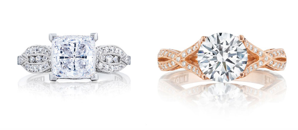 Tacori Ribbon Engagement Rings