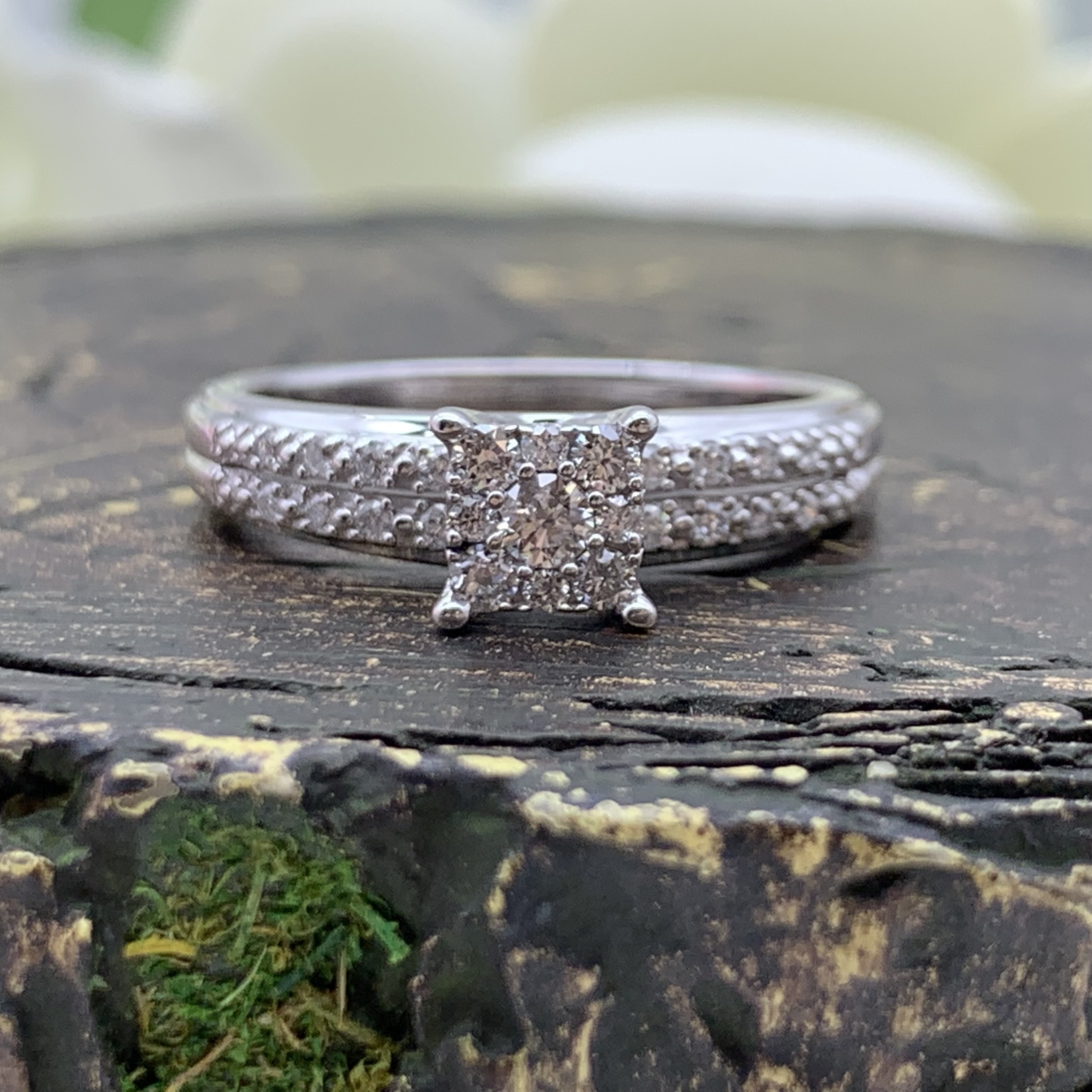 Estate Diamond Three Stone Engagement Ring in Platinum (2ct tw) – Day's  Jewelers