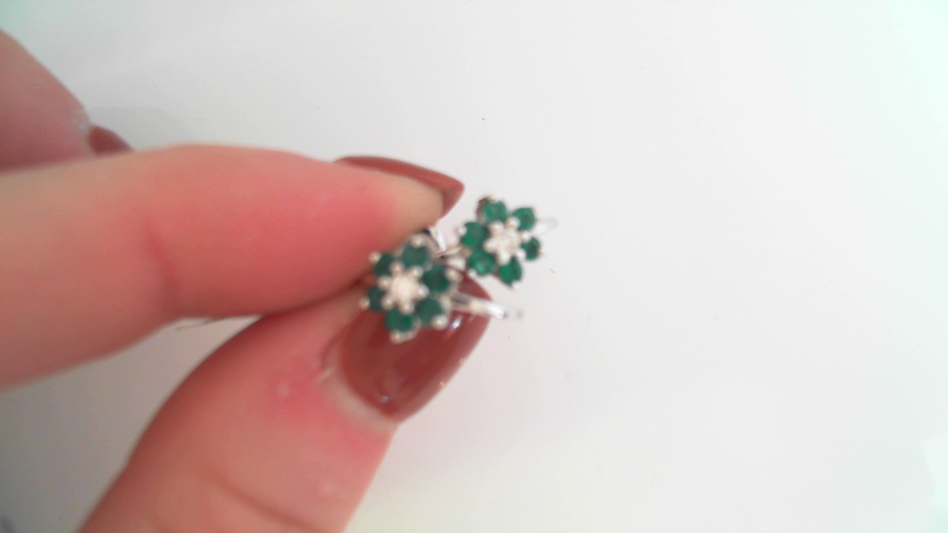 GOG Collection  Earrings EST-CON-14K EARRINGS EMERALD