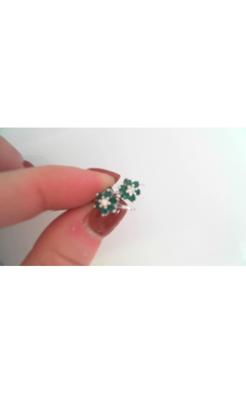 GOG Collection  Earrings EST-CON-14K EARRINGS EMERALD