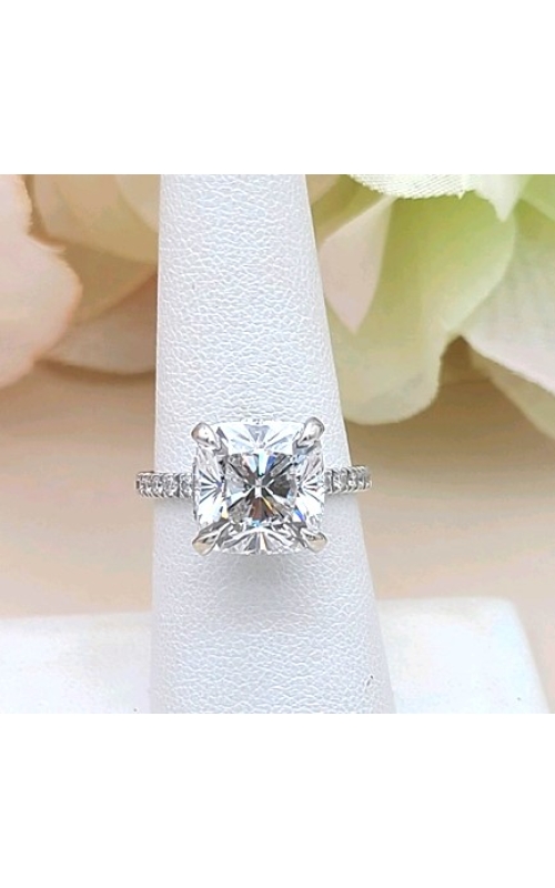 GOG Collection  Engagement Ring Estate Lab Grown Diamond Engagement Ring